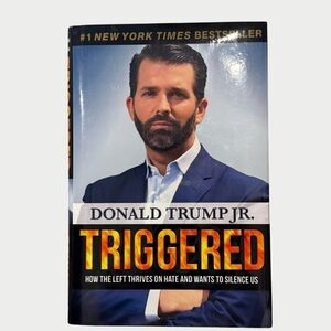 5/$20 Donald Trump Jr. Triggered Hard Cover Book